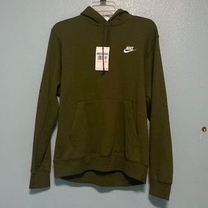 Olive green nike sweatshirt